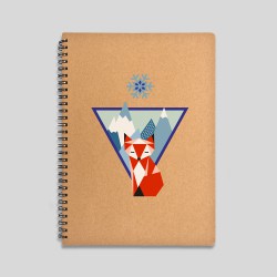 Mountain Fox Notebook | Stylish Stationery for Nature Lovers