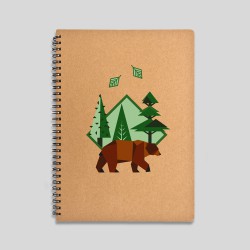 Brown Bear Notebook - Cute Stationery for You!
