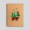 Brown Bear Notebook - Cute Stationery for You!

